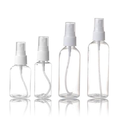 China PACKING 20ml, 30ml, 40ml, 50ml, 60ml 80ml, 100ml, 120ml, 200ml, 250ml plastic round spray cosmetic bottle, mist perfume spray BEAUTY bottle for sale