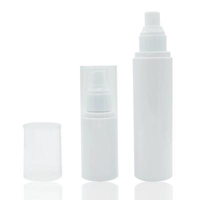 China BEAUTY PACKAGING 40ml 80ml PET Plastic White Cream Emulsion Bottle With Pump Mist Spray for sale