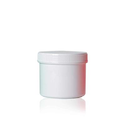 China BEAUTY PACKAGING 200g Color Face Plastic Cosmetics Cream Jars Packaging Containers With Round Shape for sale