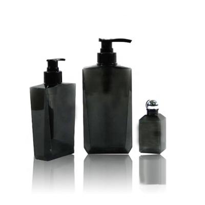 China BEAUTY PACKAGING Beauty Packaging Square Plastic Hair Shampoo Bottle 500ml for sale