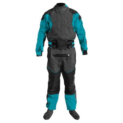 China Wholesale Breathable 3 Layer Freediving Waterproof Breathable Wetsuit For Kayaking With Exhaust Construction Latex+Neoprene Pads Dry Suit for sale