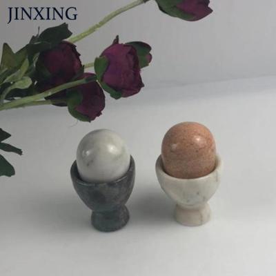 China Factory Made Professional Viable Natural Marble Stone Cup Stone Egg Cup Egg Cup Holder for sale