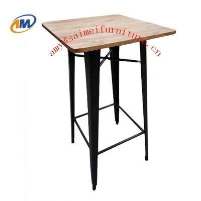 China modern european style furniture metal coffee table with wood or metal top for sale