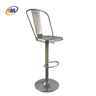 China Adjustable Bar Stool Swivel Metal Steel Bar Counter Chair Used Bar / Bistro for sale