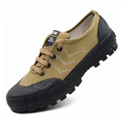 China Factory Price Fashion Print Anti-Slip Canvas Forming Protective Work Safety Shoes for sale