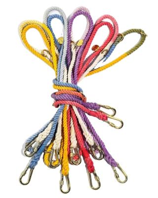 China Customized Colored DETACHED Cotton Braided Pet Shade Rope Dog Leash for sale