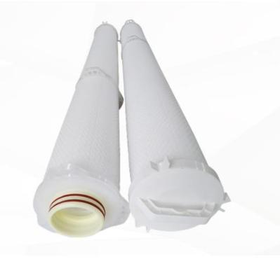 China Filtration High flow rate 0.1 micron water pp pleated filter cartridge for sale