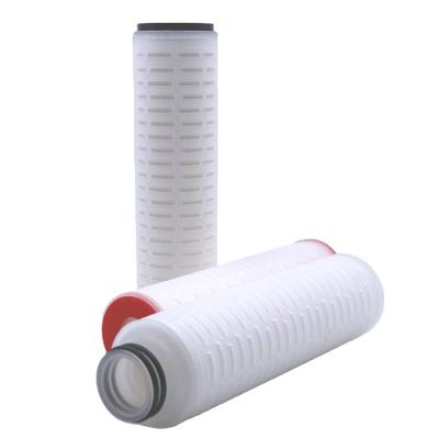 China Filtration Wholesale Price Water Treatment Filter Cartridge Ptfe Membrane Pp Folding Filter Cartridge for sale