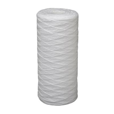 China Filtration OEM 10 20 30 40 Inch 1-200 um 5 Micron PP Cotton String Wound Yarn Thread Filter Cartridge For Water Treatment Filtration for sale