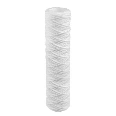 China Filtration Polyethylene (pp) sediment Wire Wound Filter Cartridge / String Wound Cartridge Filter for sale