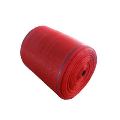 China Safety pe knitted plastic raschel mesh bag roll for packaging machine for sale