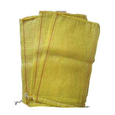 China Agriculture Biodegradable Fruit Vegetables Bag Tubular Gauze Mesh Bag With Drawstring For Product Mesh Bag Circular Knitting Packing for sale