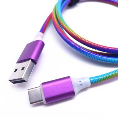 China Wholesale colorful barcode scanner cable data cable type original c cable vga charging type c cable for sale