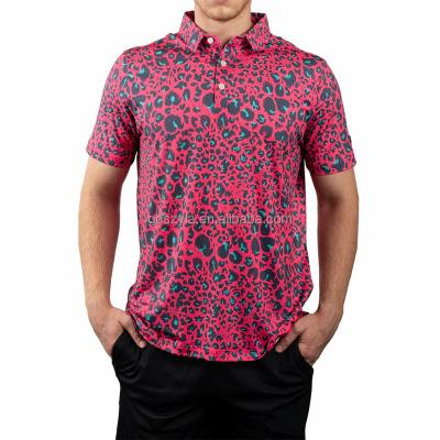 China Anti-wrinkle Custom design golf apparel sublimation printing work polo shirts cotton polyester with logo polo shirts for sale