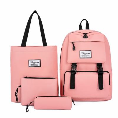 China Waterproof Fashion Trending Cool Design Hot Sale School Backpack 4 Sets Fashion Trendy Backpacks For Girls for sale