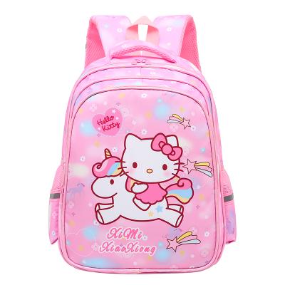 China New Fashion Hello Kitty Travel Bag Waterproof School Backpack Cute Princess Girl Backpack for sale