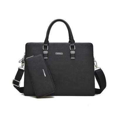 China Convenient Laptop Handbags Leather Briefcase Mens Shoulder Messenger Bag for sale