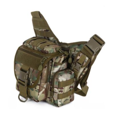 China Waterproof Oxford Cloth Shoulder Bag Camouflage Tactical Sling Military Bag for sale