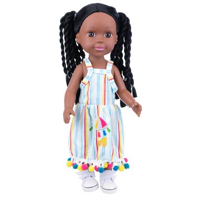 China TOY The African MODEL vinyl black baby that uses the long skirt 14 inches is sold directly by the manufacturer for sale