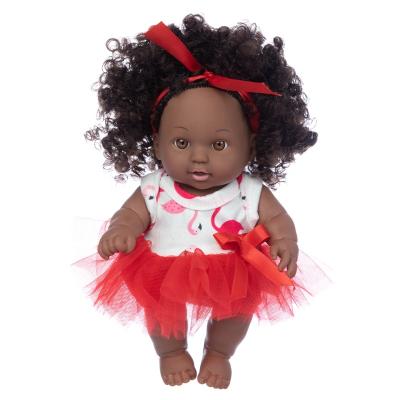 China MODEL TOY 8 Inch Newborn Baby Doll Toddler Gift Silicone Realistic Toy Waterproof Newborn Baby Doll Full Body for sale