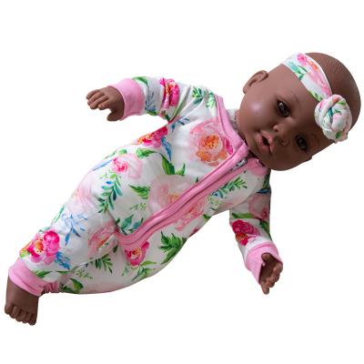 China MODEL TOY Wholesale Plastic 16 Inch Realistic Black Silicone Baby Doll - Toy Silicone Reborn Baby Dolls Doll For Sale for sale