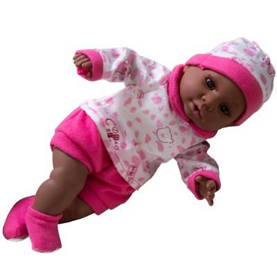 China MODEL TOY 16 Inch Toys Black Doll African American Fashion Baby Dolls For Girl Children Kids Toys Gift for sale