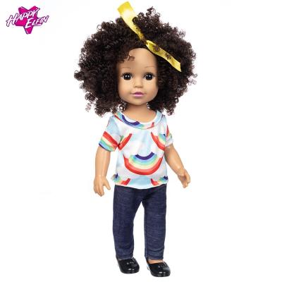 China TOY Doll MODEL Toy For Newborn Doll American Reborn Baby Doll 14-Inch New Rainbow Printed Clothes for sale