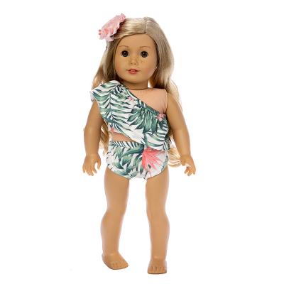 China 17/18inch dolls& 43-45cm Dolls Doll Swim Clothes For 18 Inch Baby Doll Bikini New For 18 Inch Doll Summer Clothes Kids Girl Christmas Swimming Gifts for sale