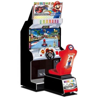 China Metal+acrylic+plastic Video Arcade Driving Game Coin Powered Car Racing Game Mario Kart DX for sale