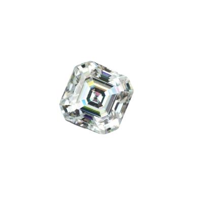 China Fire Teamore Gems 6x6mm Moissanite Stone 1 Carat Gra Asscher Color Set Or Certificate Cut Loose Moissanite Gemstone for sale