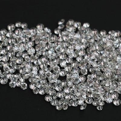 China Size 0.8-3mm Brilliant Cut MOISSANITE Loose STONE Round Shape Game or Color Fire Fray MOISSANITE for sale