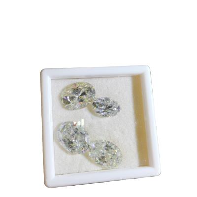 China Hot Sale Super White Colorless Game or Fire Color Fancy Oval Loose Cut Moissanite 9*13mm FO 12*16mm for sale