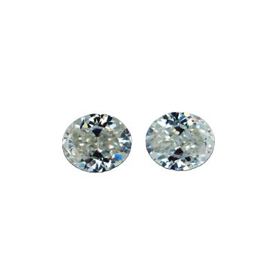 China Fire Factory Price Old Oval Color Or European Cut 8x10mm Loose Moissanite Colorless DEF OEC Cut Oval White Diamond Stone for sale