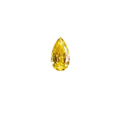 China Pear Shaped Yellow Color VVS Loose Stone Moissanite D Diamond D Clarity Loose Stone Moissanite Top Fire Cut Color Set Or Wholesale Gemstone for sale