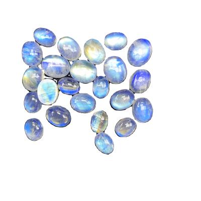 China Color Game or Fire HQ GEMS Moonlight Blue Natural Gemstone Cabochon Loose Beads for sale