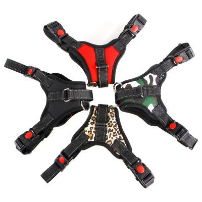 China Factory Supply Sustainable Wholesale Medium To Large Dogs Invest Harness Set Anti Rush for sale