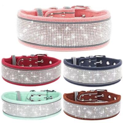 China Viable Jewelry Diamond Luxury Pet Dog Collar Pet Collar for sale