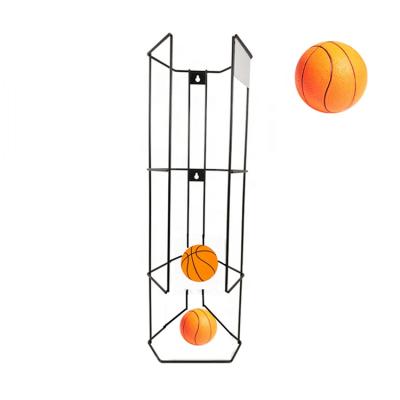 China RUIMEIXIN Metal Pillow Rack Display Basketball Storage Rack Ball Storage Rack Basketball Rack for sale