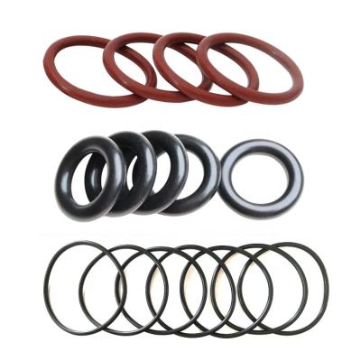 China Good elasticity and sealing O-ring Rubber Ring Rubber Oil Seal Cross Section 1mm 2mm 3mm 4mm 5mm 6mm 7mm 8mm 9mm 10mm EPDM NBR NR FKM Sealing Gasket O Ring for sale