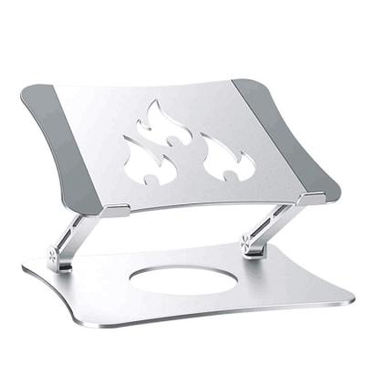 China 10-15.6 Inch Quality Alumium Alloy Portable Height Notebook Stand Folding Laptop Desk Adjustable Stand For Bed for sale