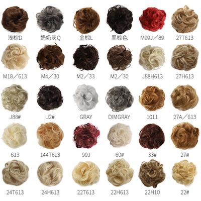 China Fashionable Cute Easy-To-Wear New Simulation Hair Rope Hair Wig Elastic Bands Elastic Bands Hair Bands Women Girls Scrunchie Wig Accessories for sale