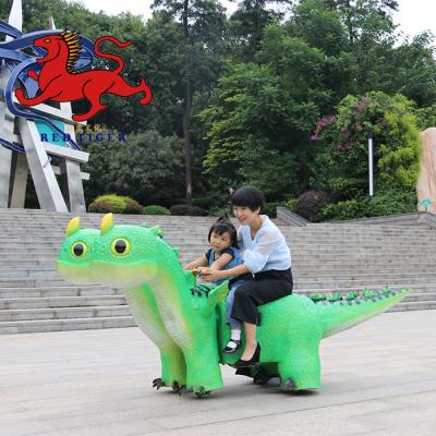 China 2019 High Quality Outdoor Animated Robot Kids Dinosaur Ride Amusement Electric Playground DC-3 Car For Sale for sale