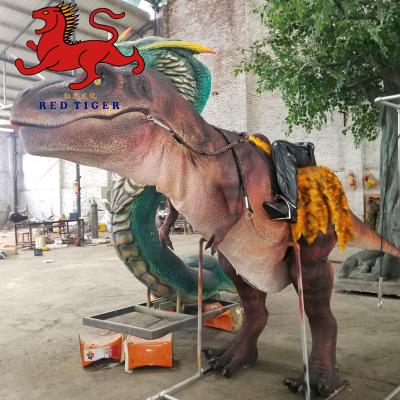 China Newest Park Show Good Quality Animatronic Realistic Dinosaur Walking Ride for sale