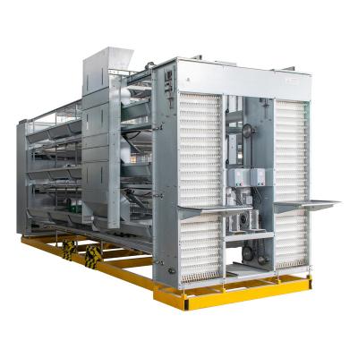 China Full Automatic Poultry Farming Full Automatic Chicken Cage H Type Battery Installation Egg Layer Chicken Cages In Ghana for sale