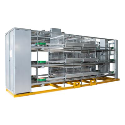 China Poultry Farms Battery Layer Chicken Farms Modern Design H Type Automatic Egg Cages for sale