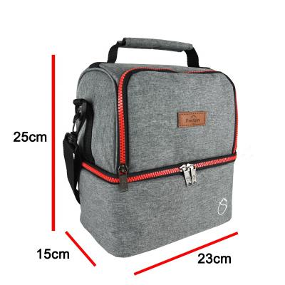 China 2021 Waterproof Insulated Lunch Bag Meal Prep Lunch Bag 2 Cooler Bag for sale