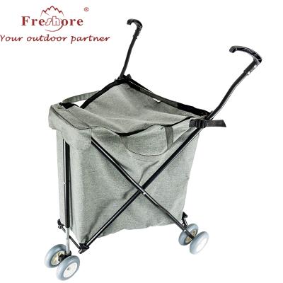 China 2021 Latest Folding Folding Climbing Shopping Cart Stair Cart With Quite Wheels for sale