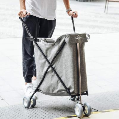 China portable folding luggage trolley/promotional folding shopping cart for sale