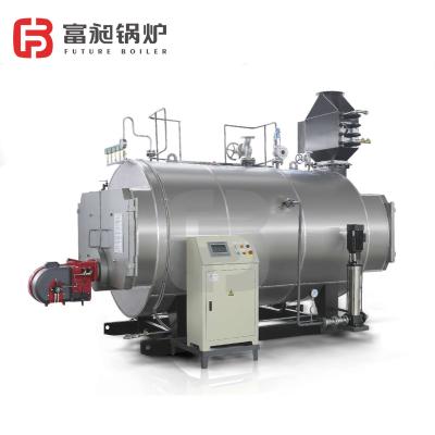 China 1ton Capacity Horizontal Double Fuel Horizontal Steam Boiler for sale