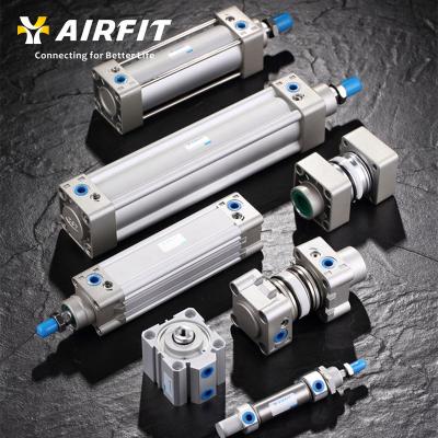 China Hotels OEM Custom Aluminum Alloy Gas Cylinder Tube Oxygen Pneumatic Air Cylinder for sale